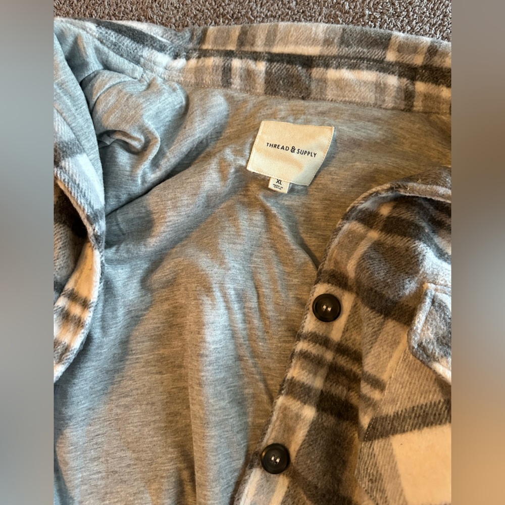 Thread & Supply Flannel Shacket - Picture 2 of 3